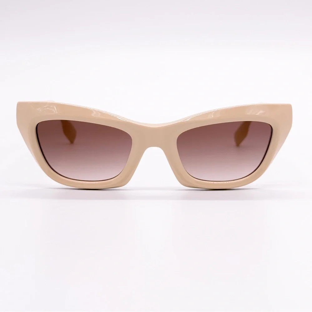 NEW BURBERRY BE4409 4092/13 WOMEN SUNGLASSES BE4409 409213 BEIGE PINK EYEWEAR